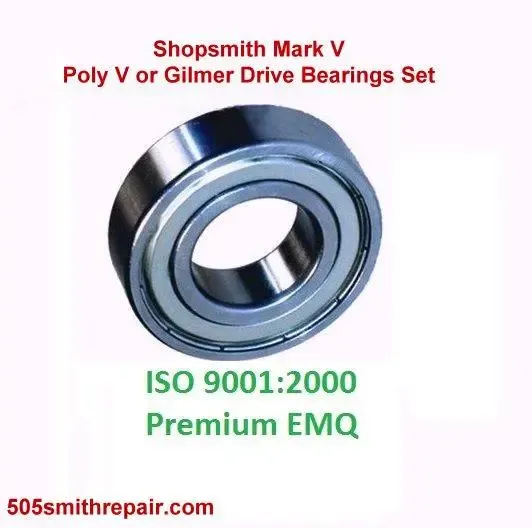 SHOPSMITH MARK V REBUILD KIT 1/ FOR MARK V 500, 510 Single Bearing Quill 3X Stronger New! - Image 4
