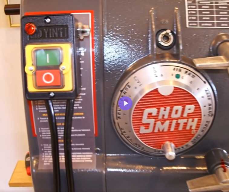 Shopsmith MagPro switch with thermal circuit breaker product photo